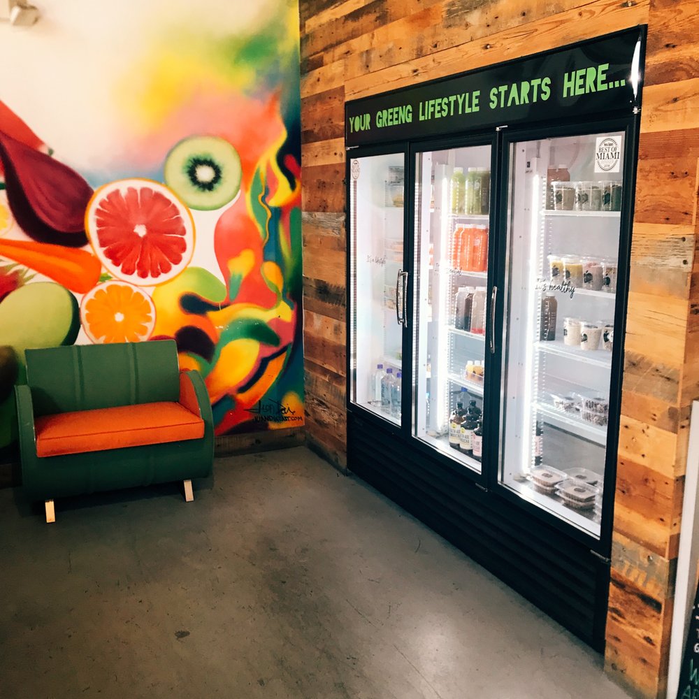 Green G - Inside view of the premade fresh items. - Juice Bars & Smoothies Near Me - Miami, Florida Green G - Inside view of the premade fresh items. - Juice Bars & Smoothies Near Me - Miami, Florida