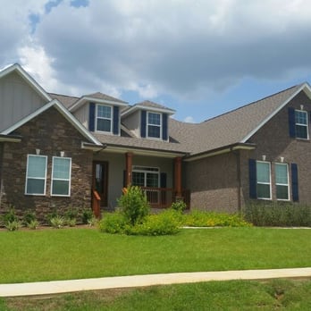 Gutter-Runner - New gutter install . Musket brown gutters on white facia . - Gutter Services Near Me - Pace, Florida