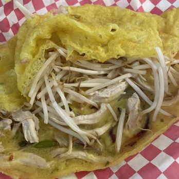 Yaya Cafe - Bánh Xèo with chicken - Vietnamese Near Me - Austin, Texas Yaya Cafe - Bánh Xèo with chicken - Vietnamese Near Me - Austin, Texas