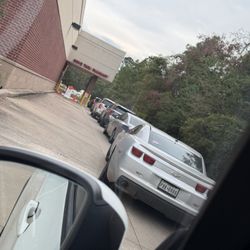 Walgreens - Drive thru lone is not any better than the wait inside. Always seems to be backed up...
