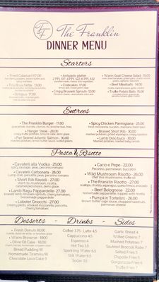 Menu photo 8 The Franklin Jersey City, NJ Menu photo 8 The Franklin Jersey City, NJ
