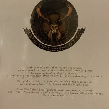 The Golden Stag - Menu - Mediterranean Near Me - Manistee, Michigan The Golden Stag - Menu - Mediterranean Near Me - Manistee, Michigan