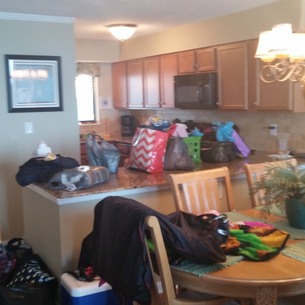Sea Winds - Kitchen and dining..(excuse our mess) - Vacation Rentals Near Me - North Myrtle Beach, South Carolina Sea Winds - Kitchen and dining..(excuse our mess) - Vacation Rentals Near Me - North Myrtle Beach, South Carolina