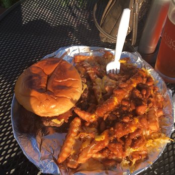Louie's Douglas Inn - Bacon cheeseburger with chili fries - Bars Near Me - Douglas, Alaska Louie's Douglas Inn - Bacon cheeseburger with chili fries - Bars Near Me - Douglas, Alaska
