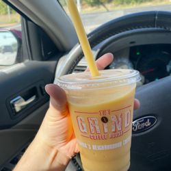 The Grind Coffee House - Medium mango peach smoothie