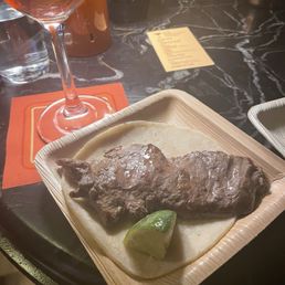 GAONERA Signature Hand-Cut Beef Tenderloin Taco, Seasoned with Lime & Salt. GAONERA Signature Hand-Cut Beef Tenderloin Taco, Seasoned with Lime & Salt.