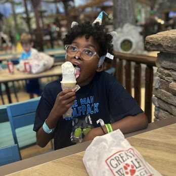 Great Wolf Lodge - Dessert time! Soft cone ice cream - Water Parks Near Me - Perryville, Maryland