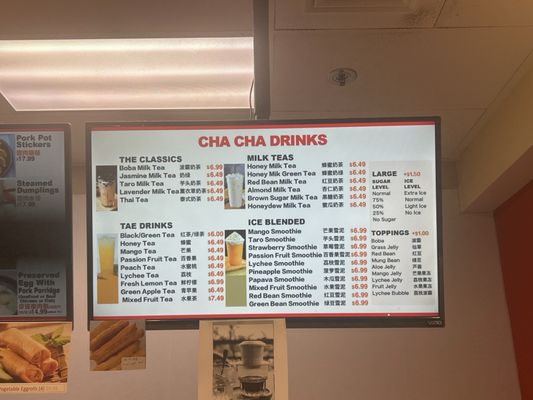 Menu photo 4 ChaCha Tea Spot San Diego, CA