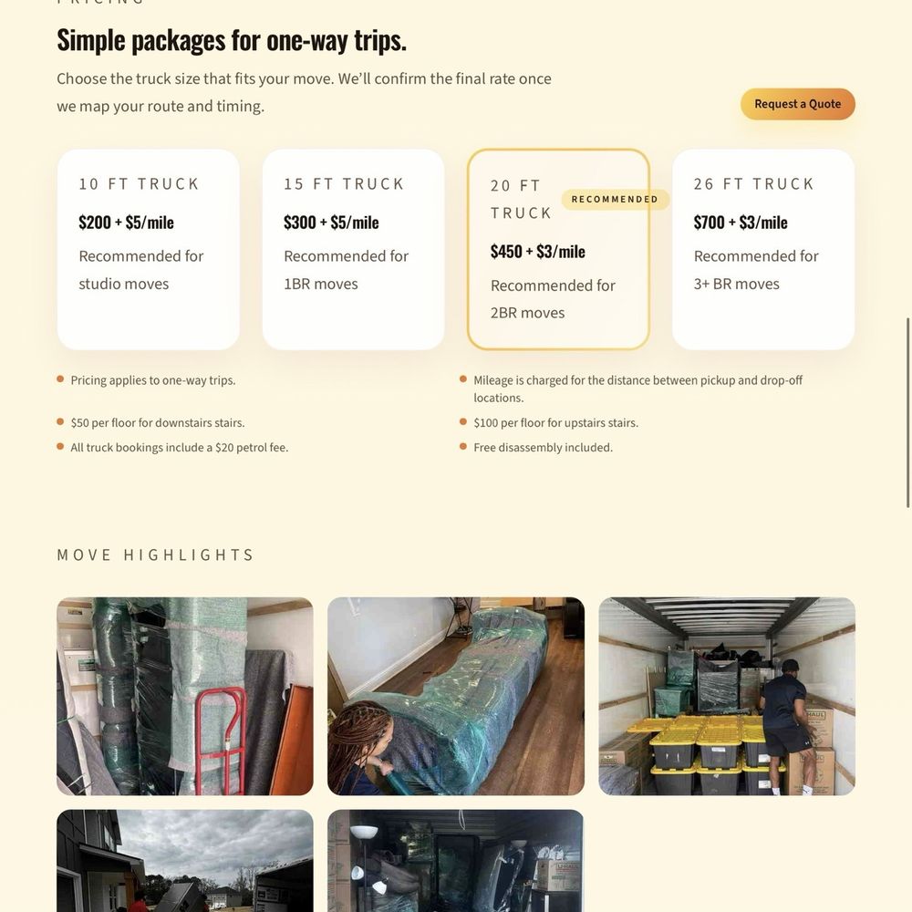 Movers of BBA - their website! doesn't state assembly fee, or no shoe boxes. but it clearly state NO HIDDEN FEES - Movers Near Me - Montgomery, Alabama Movers of BBA - their website! doesn't state assembly fee, or no shoe boxes. but it clearly state NO HIDDEN FEES - Movers Near Me - Montgomery, Alabama