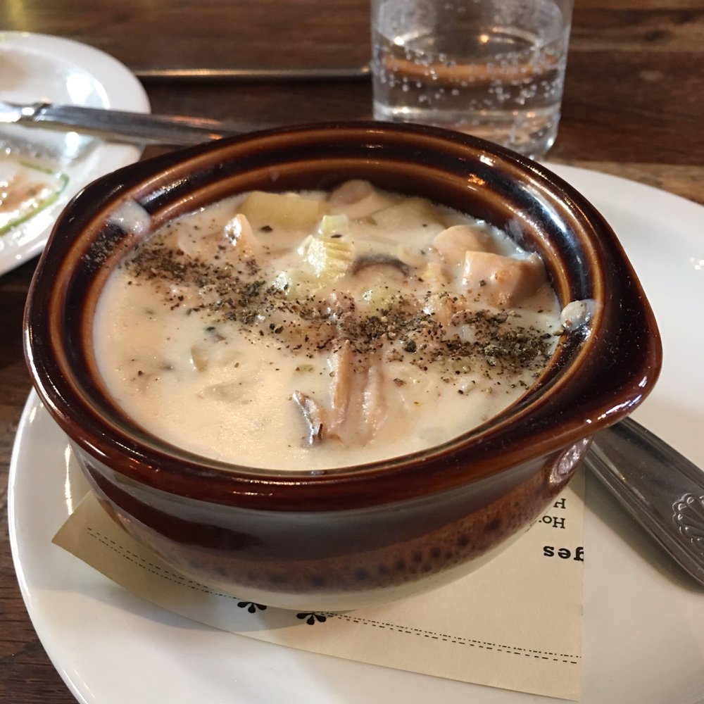 Starbelly - Smoked Chicken and Mushroom Chowder: $7.00 - New American Near Me - San Francisco, California Starbelly - Smoked Chicken and Mushroom Chowder: $7.00 - New American Near Me - San Francisco, California