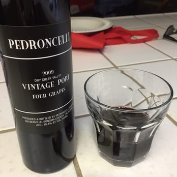 Pedroncelli Winery - Enjoying a port from the vineyard tonight - Wineries Near Me - Geyserville, California