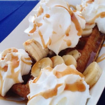Waffle Amore - Banana Foster with Salted Caramel - Food Trucks Near Me Waffle Amore - Banana Foster with Salted Caramel - Food Trucks Near Me