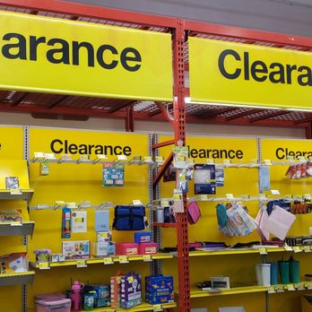 Staples - Clearance section in the back wall - Printing Services Near Me - Pasadena, California