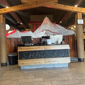 Shirasoni Japanese Restaurant - The greeters desk. - Teppanyaki Near Me - Alameda, California
