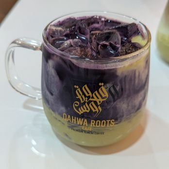 Qahwa Roots - Asked for Ube Pistachio and the Barista delivered :) - Coffee & Tea Near Me - Brooklyn, New York Qahwa Roots - Asked for Ube Pistachio and the Barista delivered :) - Coffee & Tea Near Me - Brooklyn, New York