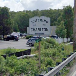Town Of Charlton - Entering Charlton on U.S. 20 from Oxford.
