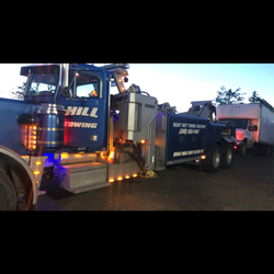 Hill Auto Body & Towing - heavy wrecker