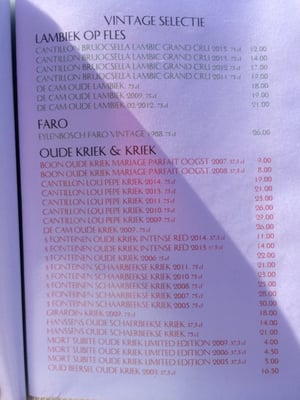 Menu photo 6 In De Verzekering Tegen De Grote Dorst Lennik, VBR