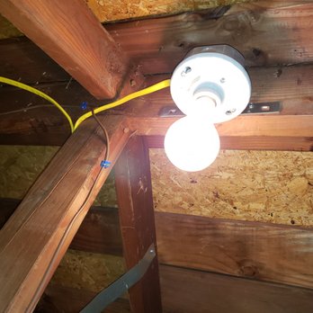 Stewart Air Systems - New service light in the attic. - Heating & Air Conditioning/HVAC Near Me Stewart Air Systems - New service light in the attic. - Heating & Air Conditioning/HVAC Near Me