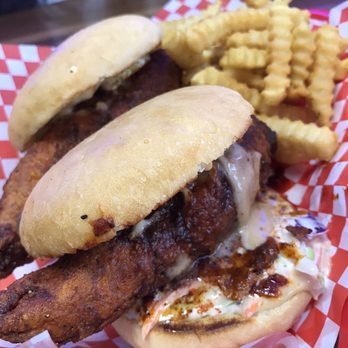 Crazy D's Hot Chicken - Combo #2 chicken sliders and fries - Chicken Shop Near Me - Reno, Nevada Crazy D's Hot Chicken - Combo #2 chicken sliders and fries - Chicken Shop Near Me - Reno, Nevada