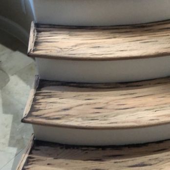 Navarro Stairs - They peeled our stairs and made them look worse than before. - Decks & Railing Near Me