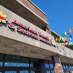 American Ranch & Seafood Market - Outside on Roscoe Blvd and Woodman Ave
