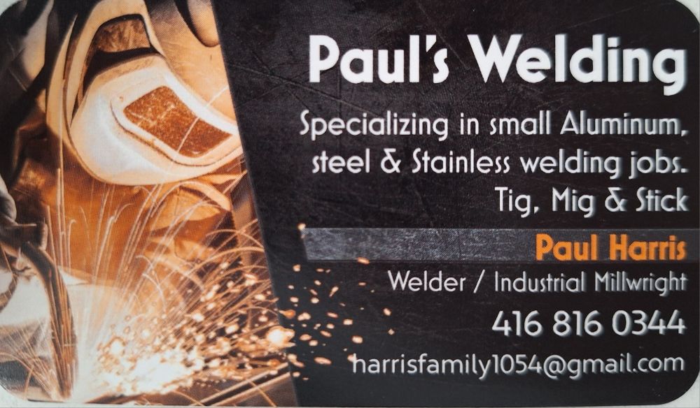 PAUL’S WELDING Updated April 2024 Barrie, Ontario Metal
