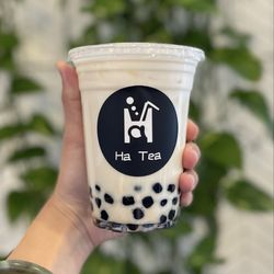 Teaever - Jasmine Milk Tea with boba
