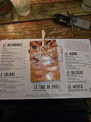 Menu photo 7 Le Tub Hollywood, FL