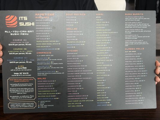 Menu photo 2 Its Sushi Sacramento, CA Menu photo 2 Its Sushi Sacramento, CA