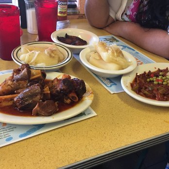 La Teresita Cafe - Lamb stew and Tasajo (similar to ropa vieja), yuca with mojo goodness and fried plantains - Cuban Near Me - Tampa, Florida La Teresita Cafe - Lamb stew and Tasajo (similar to ropa vieja), yuca with mojo goodness and fried plantains - Cuban Near Me - Tampa, Florida
