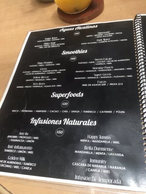 Menu photo 4 Alma Verde Tijuana, BCN Menu photo 4 Alma Verde Tijuana, BCN