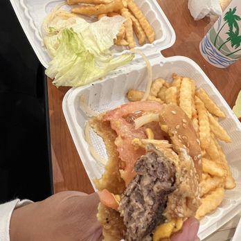 BBQ Hut - BBQ cheeseburger combo - Korean Near Me - Waipahu, Hawaii BBQ Hut - BBQ cheeseburger combo - Korean Near Me - Waipahu, Hawaii