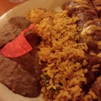 El Jardin Restaurant - Burrito Enchilada platter - Mexican Near Me - Houston, Texas