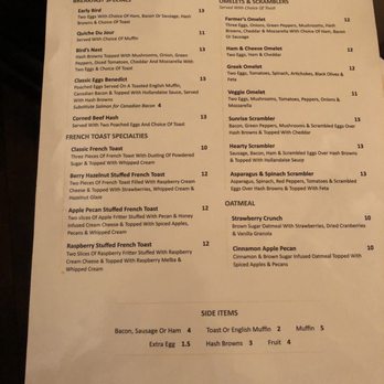Grapevine Café - Breakfast menu - Breakfast & Brunch Near Me - Green Bay, Wisconsin