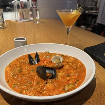 Via Vite - Seafood Risotto - Italian Near Me - Cincinnati, Ohio