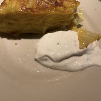 Barcelona Wine Bar RiNo - My favorite item, the potato cheese small plate with dip - Tapas/Small Plates Near Me - Denver, Colorado Barcelona Wine Bar RiNo - My favorite item, the potato cheese small plate with dip - Tapas/Small Plates Near Me - Denver, Colorado