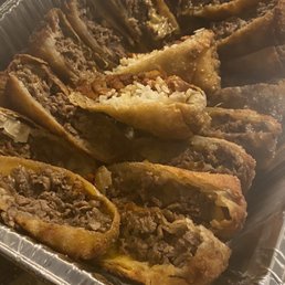 Cheesesteak Egg Roll