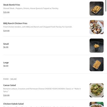 Crazy Good Kitchen - Menu (3/3) as of 4/19/26 - American Near Me - Boston, Massachusetts