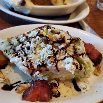 Aloha Steak House - Petite wedge salad.  Could have used a stronger blue cheese (or more) - Steakhouses Near Me - Honolulu, Hawaii