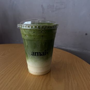 Amai Tea & Cafe - MANGO STICKY MATCHA with matcha cold foam - Coffee & Tea Near Me - Torrance, California Amai Tea & Cafe - MANGO STICKY MATCHA with matcha cold foam - Coffee & Tea Near Me - Torrance, California
