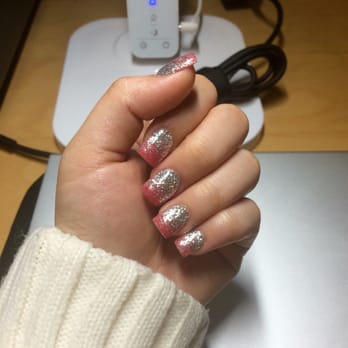 The Nails Shop 101 - 2 tones fade glitter acrylic nails. I'm so pleased. Thank you Kim! - Nail Technicians Near Me - Cotati, California The Nails Shop 101 - 2 tones fade glitter acrylic nails. I'm so pleased. Thank you Kim! - Nail Technicians Near Me - Cotati, California