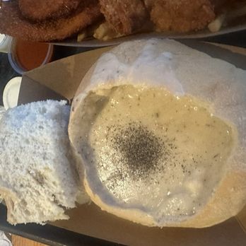 Neptune's Net - Clam chowder bread bowl - Seafood Near Me - Malibu, California