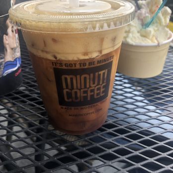 Minuti Coffee - Caramel Shakerato and Marscapone gelato - Coffee & Tea Near Me - Houston, Texas