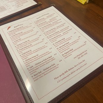 Thai Pepper - Menu - Thai Near Me - Baton Rouge, Louisiana