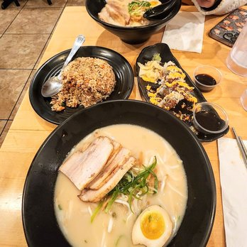 Umai Ramen - Tonkatsu ramen, cha shu fried rice, and cubby Crunchy sushi roll. - Ramen Near Me - Henderson, Nevada Umai Ramen - Tonkatsu ramen, cha shu fried rice, and cubby Crunchy sushi roll. - Ramen Near Me - Henderson, Nevada