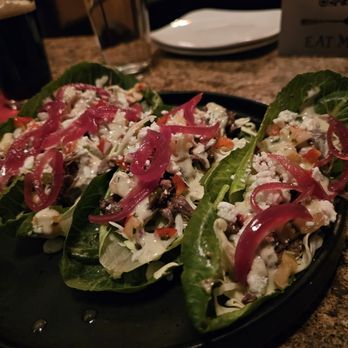 The Rabbit Hole - Bison lettuce wraps. These were ok.  Nothing super special - New American Near Me - Colorado Springs, Colorado