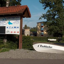 Campingplatz Friedrichshafen - Fischbach - Einfahrt zum Campingplatz direkt von der B31