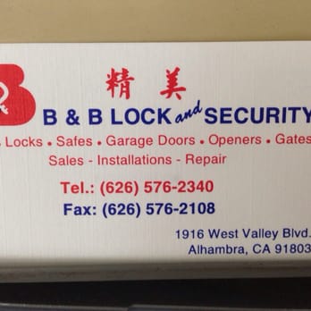 B & B Lock and Security - Keys & Locksmiths Near Me - Alhambra, California B & B Lock and Security - Keys & Locksmiths Near Me - Alhambra, California
