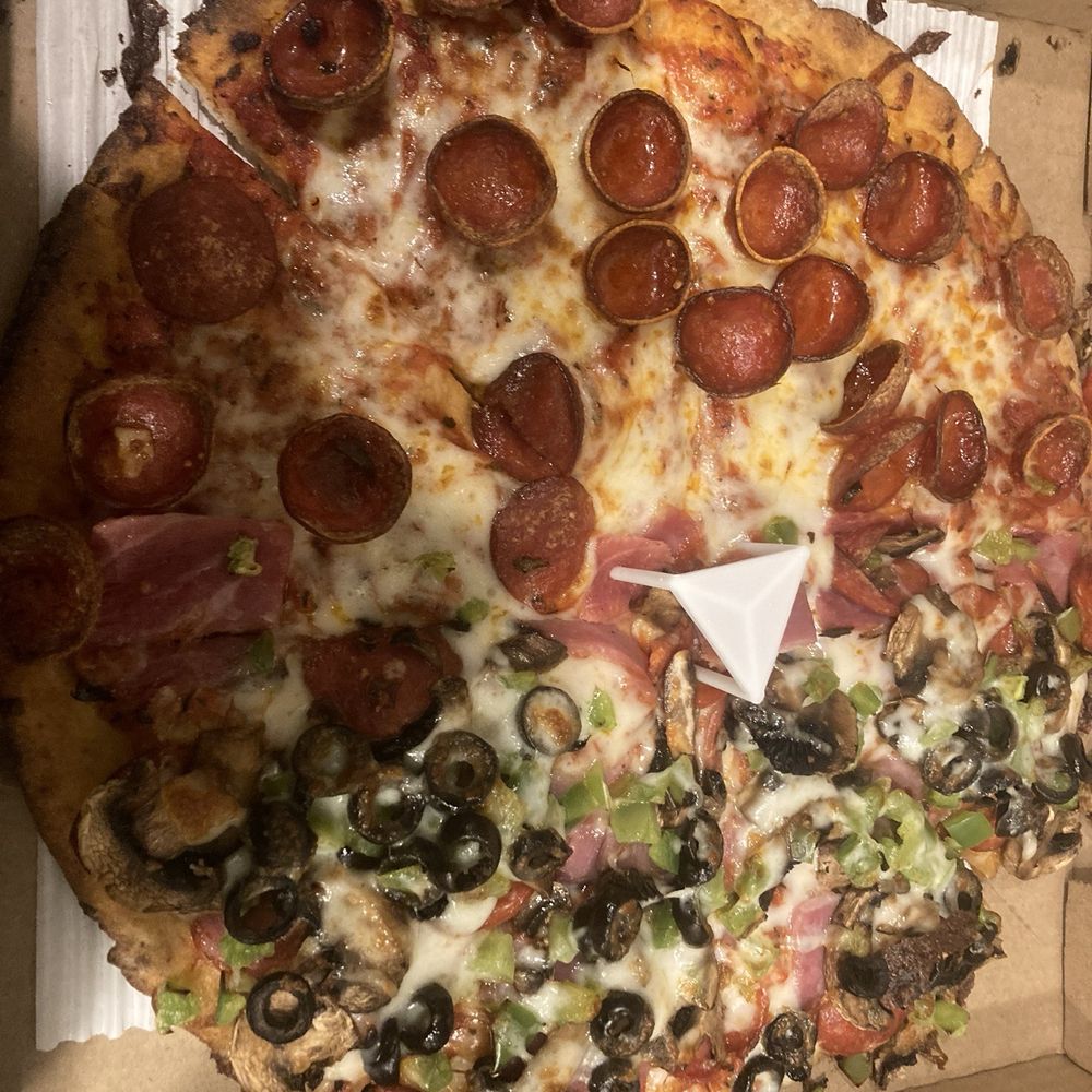 Champ Pizza - Half pep half combo - Pizza Near Me - Vancouver, Washington